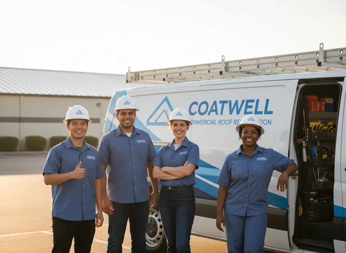 Commercial roof coating company in Breedsville, MI